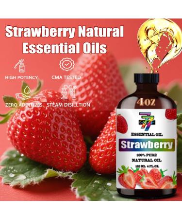 GV77ZF Essential Oil Diffuser Necklace and Strawberry Essential Oil (4oz/120ml) Combo Set - Buy Online on GoSupps.com
