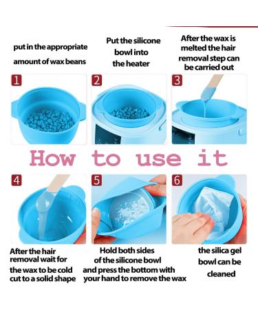 2pcs Silicone Wax Warmer Liner Set | Easy-Clean Pot & Spatulas for Hair Removal | Non-Stick Bowl Replacement | Reusable Waxing Tools for Hard Wax Heater - Buy Online on GoSupps.com