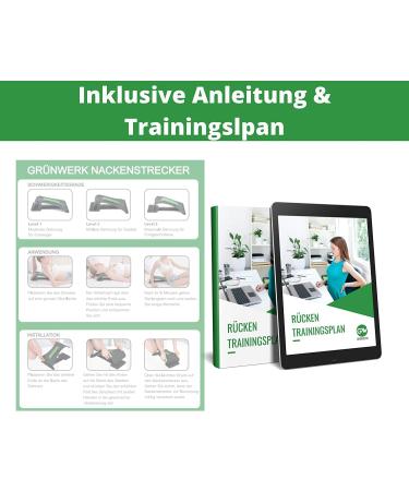 GW Neck Stretcher for Pain Relief - German Instructions & Training Plan for Neck Relaxation | Blue Neck Rescue Tool - Buy Online on GoSupps.com