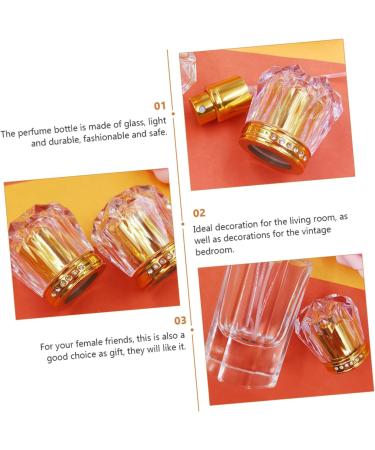 Beatifufu 1pc Perfume Bottle Skin Care Container Cosmetic Travel Containers Travel Essential Oil Container Refillable Portable Scent Spray Bottle Mini Spray Bottle Perfume Holder Glass - Buy Online on GoSupps.com