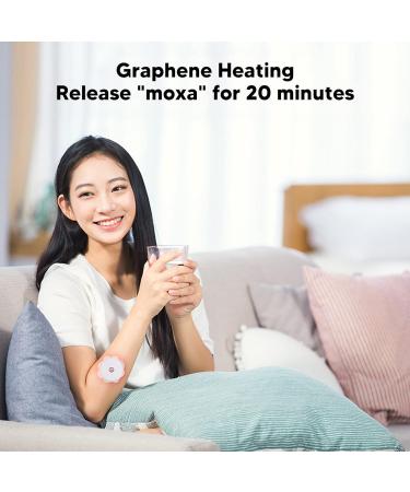 20 Heated Moxa Stickers - Moxibustion Plaster for Pain Relief in Neck Shoulder Back Waist Hands & Feet - Buy Online on GoSupps.com
