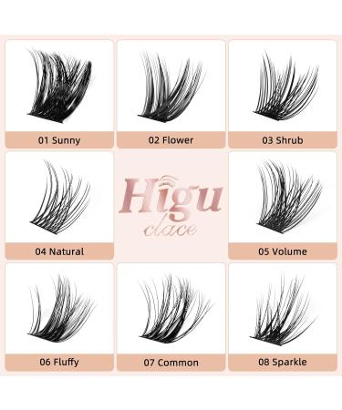 72 Pcs Sparkle D Curl Lash Clusters 8-16mm for DIY Eyelash Extensions - Reusable Wide Stem Individual Wisps for Professional Makeup - Buy Online on GoSupps.com