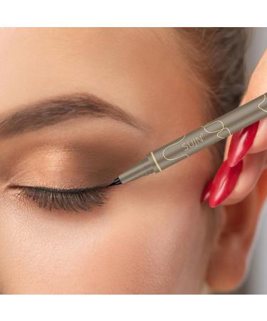 Waterproof Eyeliner High-Pigmented Extra-Fine Precision Liquid Ink Eyeliner | Smudge Resistant Long Lasting Eyeliner All Day Waterproof Eyeliner Makeup Jiem-ca 02# Dark Brown - Buy Online on GoSupps.com
