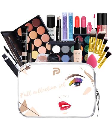 Roseflower 25PC Professional Makeup Set for Teen Girls | Full Face Cosmetic Palette & Portable Bag - Perfect Gift! - Buy Online on GoSupps.com