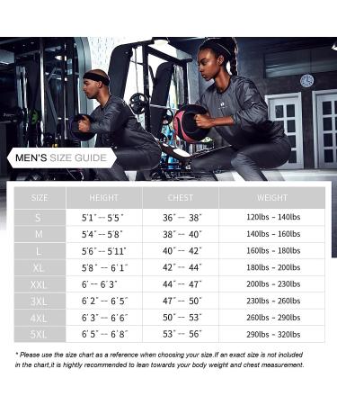 HOTSUIT Sauna Suit Men XX-Large Anti-Rip Sweat Suits for Gym Boxing Workouts - Black Jacket & Pants - Buy Online on GoSupps.com