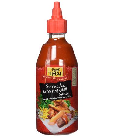 Real Thai Sriracha Extra Hot Chili Sauce (1 x 430 ml) 1 430 ml (1 pack)