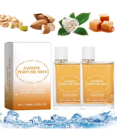 Brazilian Fragrance Brazilian Unique Vanilla Perfume 100ml Sunflower Perfume for Women Hair & Body Fragrance Mist Summer Perfume for Women Eau de Toilette Day or Night Spray (2pcs)