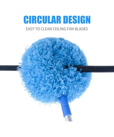 Ceiling Fan Cleaner Duster Extendable Duster Fan Duster for Ceiling Fan Duster with Extension Pole Blue - Buy Online on GoSupps.com