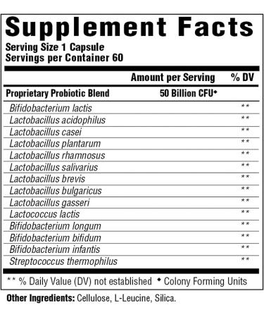 Innate Response Flora 50-14 Clinical Strength - 60 Capsules Probiotics - Buy Online on GoSupps.com