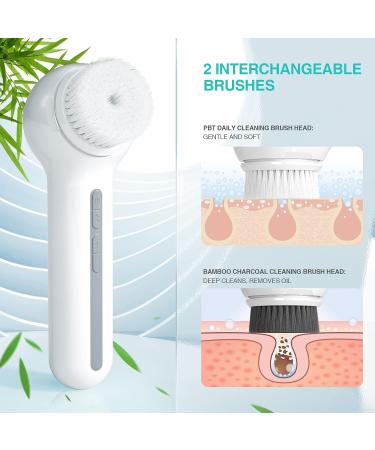 Buy Electric Facial Cleansing Brush | Rechargeable Spin Brush with 6 Speeds - Best for Cleansing & Exfoliating - International Shipping Available - Buy Online on GoSupps.com