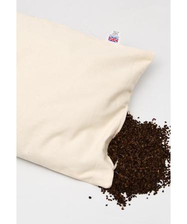 Organic Buckwheat Pillow - Larger Size 71x43cm 3.6kg Made in UK | International Shipping Available - Buy Online on GoSupps.com