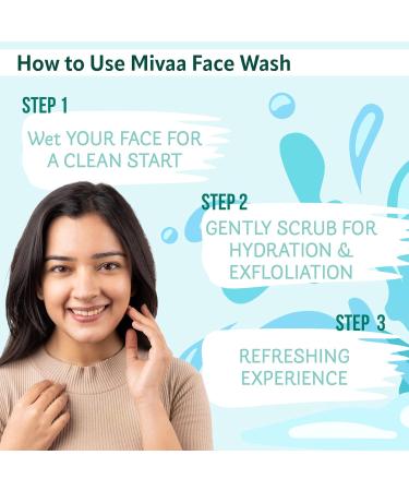 Moisturizing Face Wash with 2% Salicylic Acid & Hyaluronic Acid - Hydrating Anti-Acne Cleanser for All Skin Types - Sulphate & Paraben Free - 100ml - Buy Online on GoSupps.com