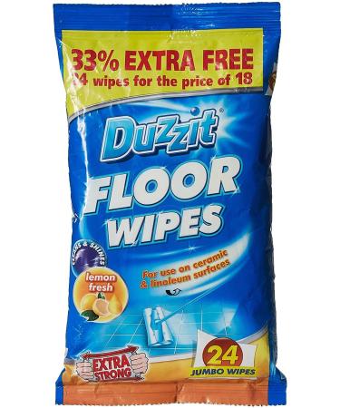 Duzzit 2 x Floor Wipes Cleaning for Ceramic and Linoleum Surfaces