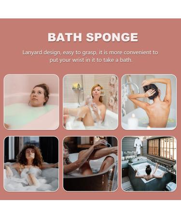 Beaupretty 2pcs Exfoliating Bath Sponge Set - Body Scrubber & Loofah for Adults & Babies | Spa Bathing Accessories - Buy Online on GoSupps.com