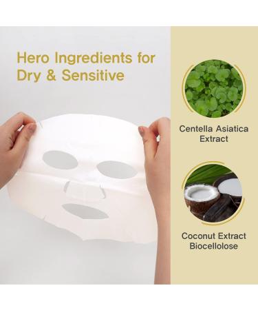 Dr. CHROMCELL CICATHENOL Vitide BioCell Mask - Korean Hydrogel Sheet Mask Set | Collagen Firming Face Masks for Skincare | 5 Pack - Buy Online on GoSupps.com