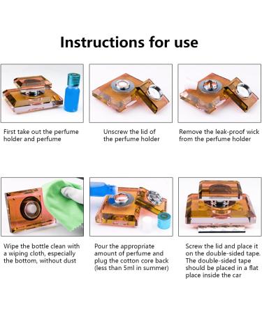 Car Diffuser - Elegant Essential Oil Aroma Enhancer for Stress-Free Journeys | Perfect for Car Home Office - Brown - Buy Online on GoSupps.com