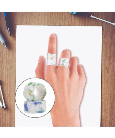 Healvian Self Adhesive Finger Bandage - 10 Rolls Flower Printed Cohesive Athletic Tape for Sports Finger Wrist & Ankle Wrap - Non Woven Elastic Gauze Roll - Buy Online on GoSupps.com