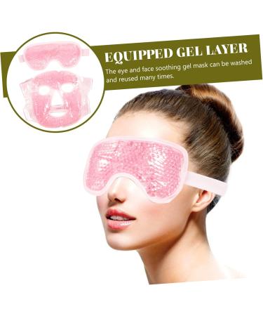 Yardwe 2 Sets Beauty Sleeping Ice Compress Sleeping Eye Gel for Eye Cold Reusable Gel Eye Eye Gel Ice Cool Pink - Buy Online on GoSupps.com
