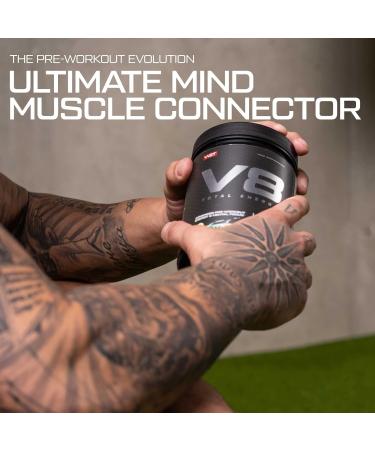 VAST Sports V8 Total Energy Pree Workout Booster Training booster CarnoSyn BetaPower natural caffeine vegan sugarfree 20 servings Made in Germany Sour Apple - Buy Online on GoSupps.com