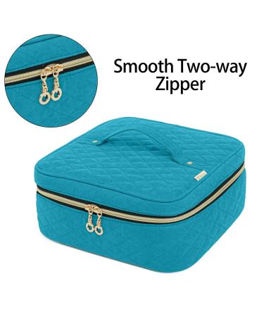 Yarwo 36 Bottle Nail Polish Carrying Bag - Teal Travel Storage Organizer (Bag Only) - Buy Online on GoSupps.com