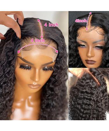 26 Transparent Lace Front Water Wave Wig - Brazilian Virgin Hair, Glueless Curly Wigs - Buy Online on GoSupps.com