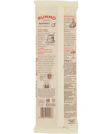 Rummo Italian Pasta Bucatini no.6 500g - Buy Online on GoSupps.com