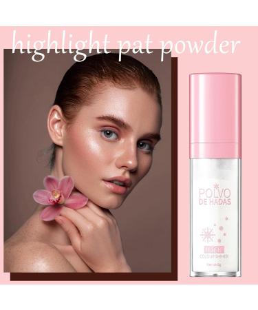  Linsition Highlight with Pat Powder - Highlighter Makeup Powder - Shimmering Face Glow Stick Illuminating Pearlescent Highlighter Powder for Shoulder - Buy Online on GoSupps.com