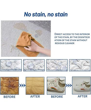 Dry Cleaning Agent Dry Foam Cleaner for Clothes Active Enzyme Clothing Stain Remover All Purpose Rinse-Free Cleansing Spray Fast and Efficient Decontamination 2PCS - Buy Online on GoSupps.com