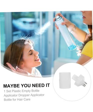 FRCOLOR Hair Color Applicator Set - 2 Pcs White Hair Dye Bottle & Comb for Salon Styling - Buy Online on GoSupps.com