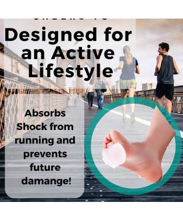 Dr. Feel Good Feet 4-Piece Bunion Sleeve and Metatarsal Pad Set for rapid pain relief and prevention of calluses and blisters - Men and Women - Buy Online on GoSupps.com