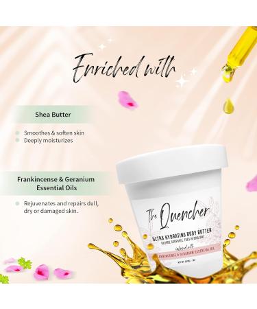 Quencher Ultra Hydrating Body Butter - Moisturizing Lotion for Dry Skin with Shea Butter & Essential Oils | International Shipping - Buy Online on GoSupps.com
