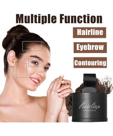 Hairline Powder Root Cover Up Hair Shadow Powder Dark Gray Hair Root Dye Shadow Cover Root Concealer Beard Dye Hair Touch-Up for Thin Hair Grey Hairline Quick Cover Unisex Waterproof(Dark Brown) - Buy Online on GoSupps.com