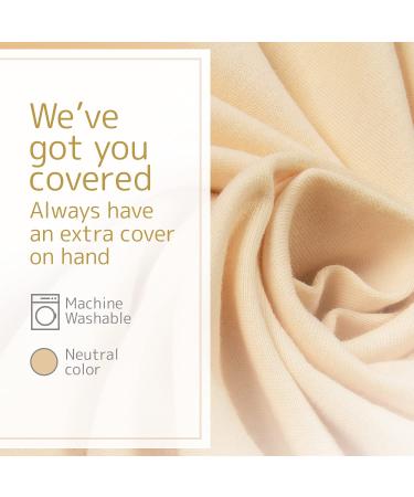 Infant Lounger Cover for Snuggle Me Lounger - 100% Cotton, Machine Washable - Natural Color - Buy Online on GoSupps.com
