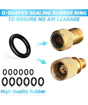 33-Piece Bicycle Valve Adapter Set - DV SV AV French Valve Adapters with Storage Box & Inflatable Hose for All Bicycle Valves | International Shipping Available - Buy Online on GoSupps.com