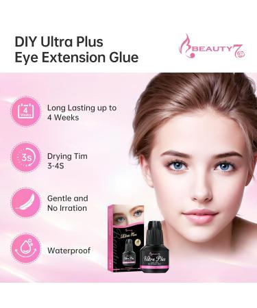 2024 Upgrade Versions Low Stimulation DIY Extension Eyelash Glue Black 5ml for Self-application 3-4 Second Drying Individual Lash Adhesive No Irritaiton for DIY Lash Extension - Buy Online on GoSupps.com