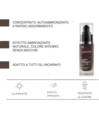 Collistar Gocce Magiche for Men - Ultra-Fast Self-Tanning Concentrate (30ml) | Natural Tan in Under 1 Hour No Stains All Skin Types - Buy Online on GoSupps.com