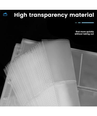 360 Pockets Binder Card Sleeves Double-Sided 9 Pocket Trading Card Pages for 3 Ring Binder  Clear Plastic Pages Sleeves for Sport Cards  Business Cards  Game Cards  Photos 20 - Buy Online on GoSupps.com