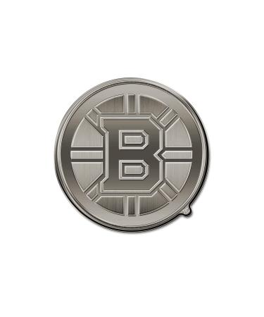 Rico Industries NHL Hockey Standard Antique Nickel Auto Emblem for Car/Truck/SUV Boston Bruins