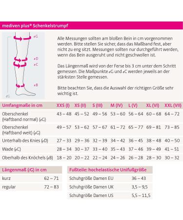 Medi Medive Plus Compression Thigh Stockings Unisex | CCL2 Medical Compression for Men & Women | Caramel Size VII | Open Tip | Normal | High Comfort  - Buy Online on GoSupps.com