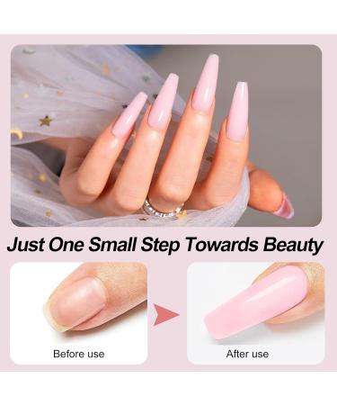 Mobray Poly Nail Gel Pink 60 ML - Acrylic Builder Gel for Nail Extensions - Natural Color Enhancement - Ideal for Beginners and Professionals - Pink 207 - Buy Online on GoSupps.com