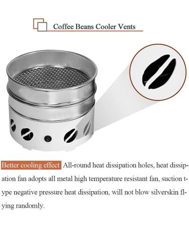 500G Home Coffee Beans Cooler Double Layer Filter Rapid Cooling System Plate Coffee Beans Roaster Matching for Homecafe Cooling Roasted Coffee Bean Rich Flavour 220V White - Buy Online on GoSupps.com