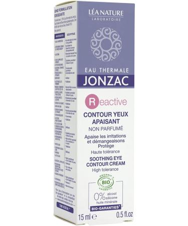 Eau Thermale Jonzac - Soothing eye contour - Reactive - Reactive to intolerant skin - Certified Organic Cosmos Organic - 15 ml tube - Buy Online on GoSupps.com