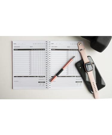 Pink Fitness Journal & Planner for Weight Loss & Muscle Gain - Workout Log Book for Men & Women - Track Goals & Progress - Workout Accessories - Buy Online on GoSupps.com