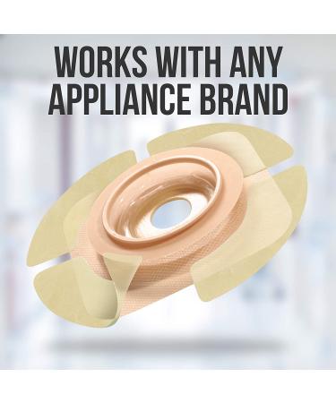 JJ CARE Ostomy Barrier Strips 20-Pack - Waterproof & Moldable Colostomy Bag Extenders - Latex-Free Hydrocolloid Skin Barrier Strips for Ostomy Supplies - Buy Online on GoSupps.com