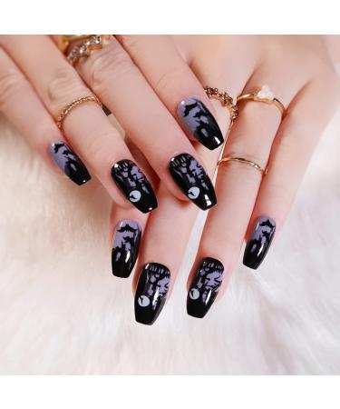 Bling Press on Nails Luxury Reusable Finish Fake Nails Handmade Nail Art with Design by Licensed Manicurist (K) (I)