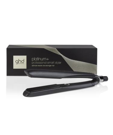 ghd Platinum+ Styler - Professional Smart Hair Straighteners Wishbone Hinge Ultra Gloss Plates Single Black