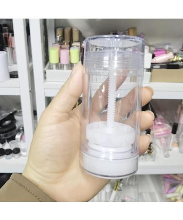 COSIDEA 6pcs Clear Round empty 75g / 2.5OZ deodorant containers Bottom Filling large twist up tubes for hair wax chapstick bottle 75g/2.5oz Clear - Buy Online on GoSupps.com