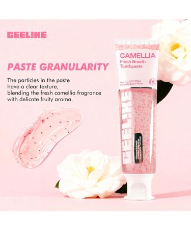 CEELIKE Camellia Fresh Breath Toothpaste Natural Floral Flavor for Long - Lasting Oral Freshness Enriched with Plant Extracts 4.23 Oz (3 Pack) - Buy Online on GoSupps.com