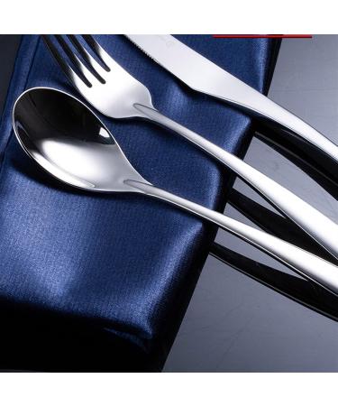 Flatware Sets 4pcs Set Nordic Cutlery Tableware Stainless Steel Dinnerware Set Knife Fork Spoon Zero Waste Flatware Set Kitchen Spoon Set Gift (Color : 4PCS) - Buy Online on GoSupps.com