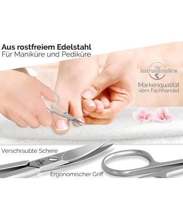 Extra Sharp Stainless Steel Nail & Skin Scissors for Men & Women | Rustproof Manicure & Pedicure Tools - Buy Online on GoSupps.com